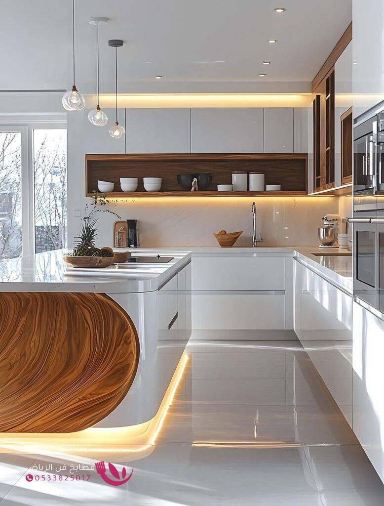 مطابخ حديثة في حي النرجس بالرياض – تصميم عصري، تفصيل احترافي