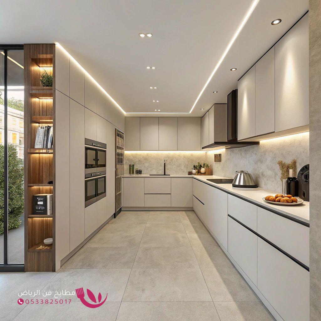 تفصيل مطابخ في حي العارض بالرياض – تصميم مطابخ مودرن وكلاسيك حسب الطلب