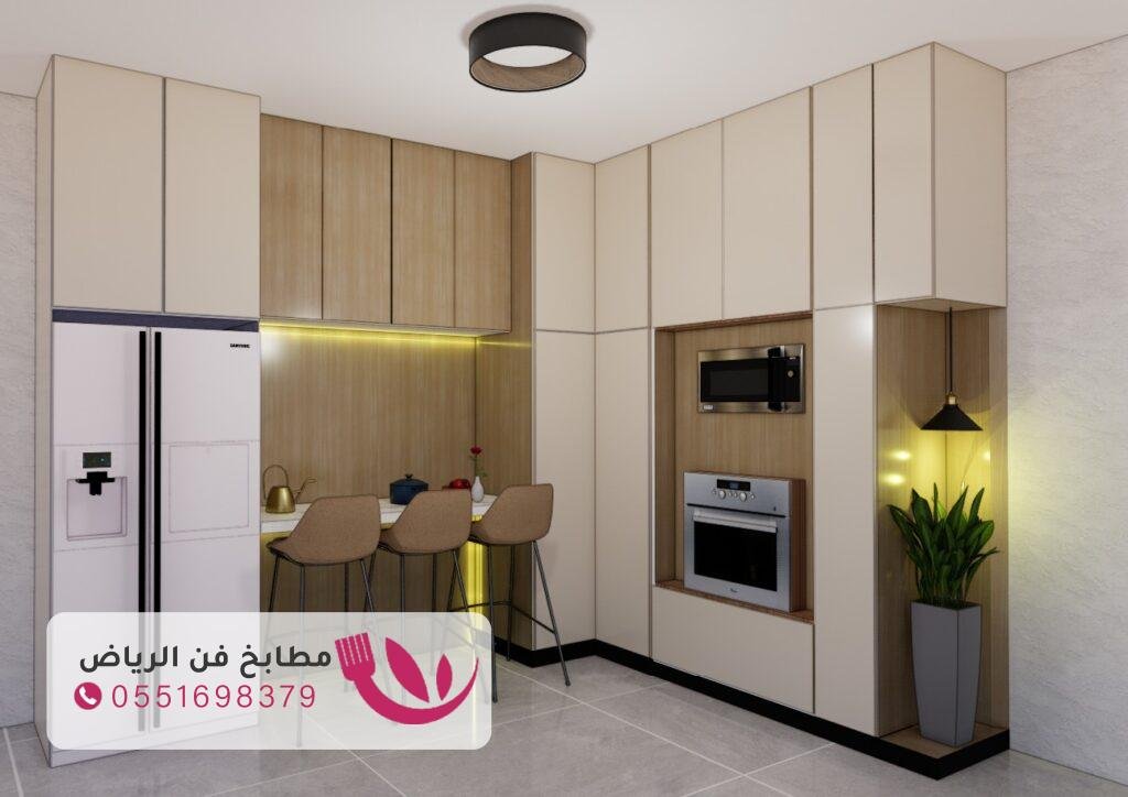 مطابخ حديثة في حي النسيم بالرياض – تصميم عصري، تفصيل احترافي