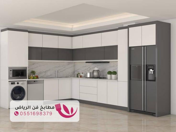تفصيل مطبخ بتصميم متناسق و حديث بالرياض