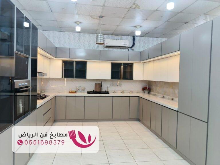 تفصيل مطابخ ألمنيوم في حي النرجس بمواصفات حديثة وعالية الجودة