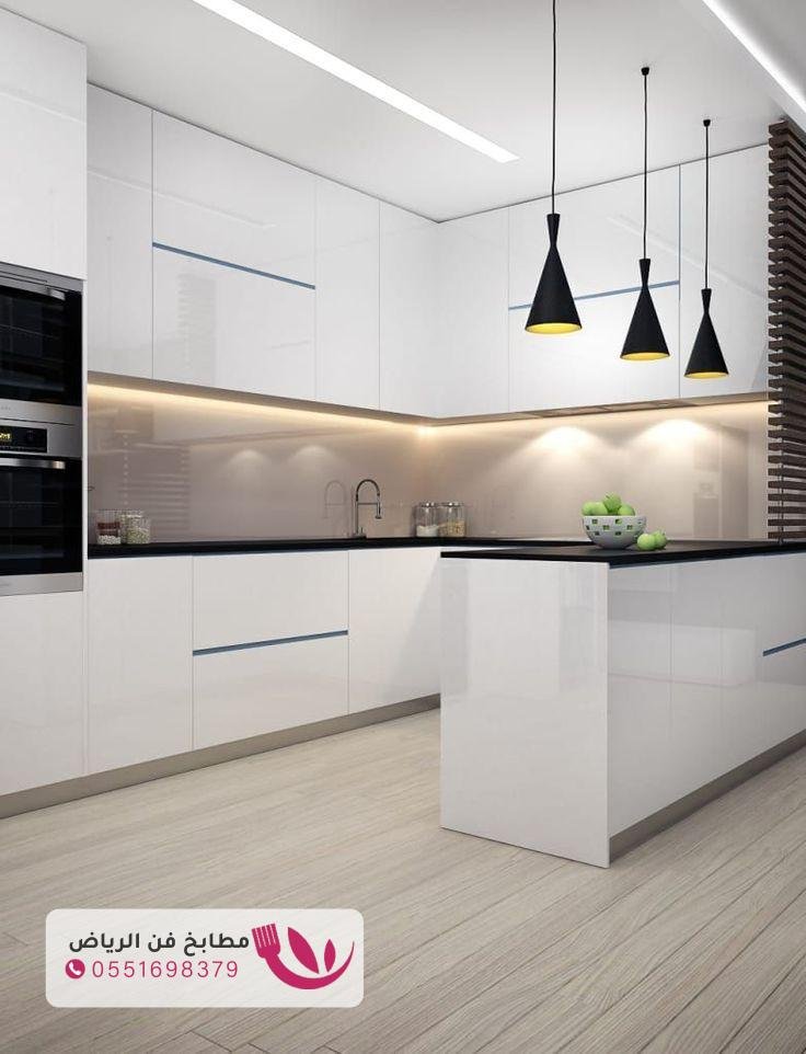 تفصيل مطابخ أكريليك أنيقة بالرياض 