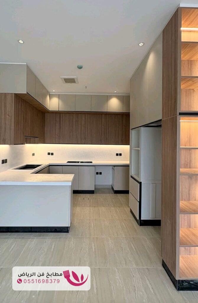 تفصيل مطابخ أنيقة في حي السعادة الرياض