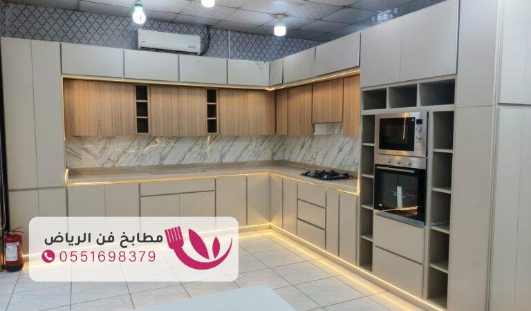 مطابخ خشب حي الملقا بأفضل الأسعار