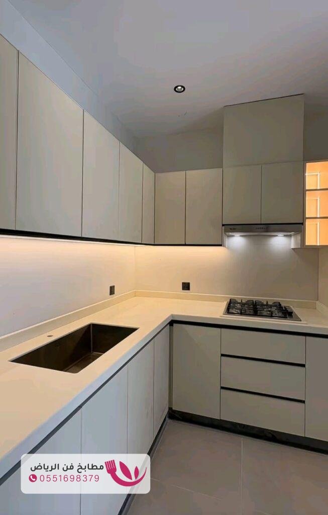 تفصيل مطابخ مودرن حي القادسية بالرياض بتصاميم فاخرة