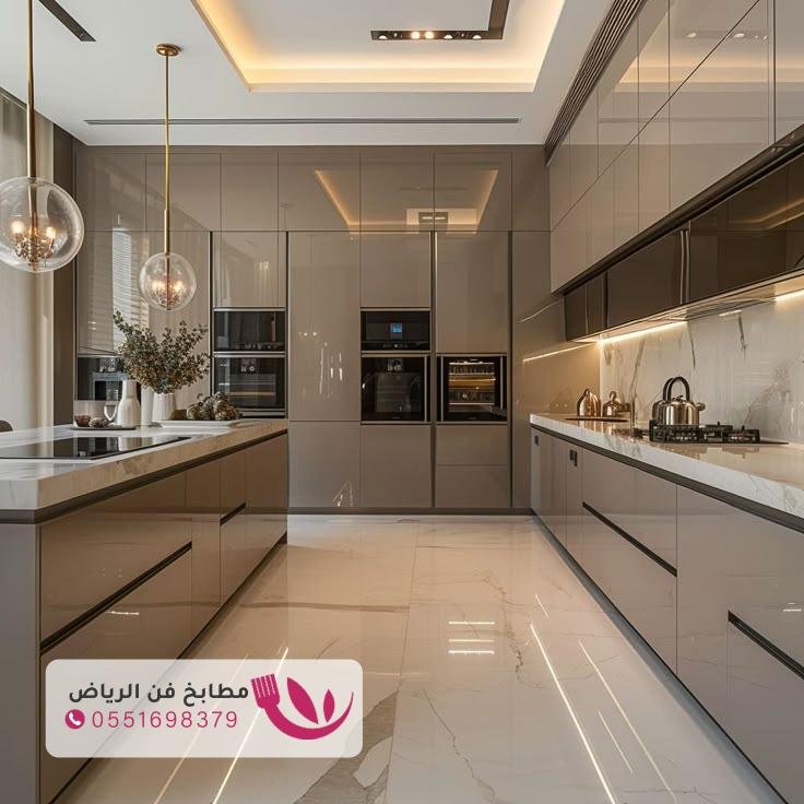 تفصيل مطابخ أكريليك الرياض بتصاميم حديثة